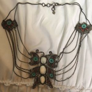 Lucky brand Butterfly necklace